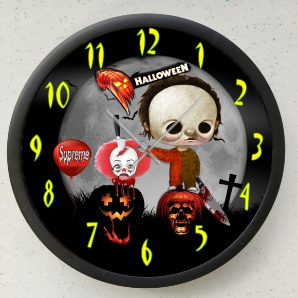 Michael Myers Halloween ends it clown clock - Picture 7 of 7